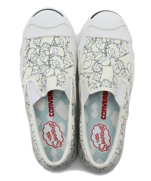 CONVERSE(コンバース)の「JACK PURCELL THE SIMPSONS SLIP-ON/ジャックパーセル シンプソンズ スリップオン(スニーカー・メンズ・ホワイト・6/7.5/7/8/8.5/9.5/6.5/10.5/9/4/3.5/5.5/5/4.5)」の7枚目の写真