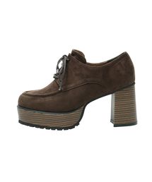 dazzlin | スエードチャンキーヒールレースアップ(その他シューズ)