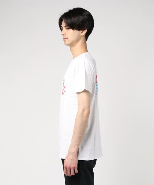 BILLABONG（ビラボン）の「半袖Tシャツ BILLABONG DESI AJ011-284（Tシャツ/カットソー・メンズ・ホワイト/コバルトブルー・L/M）」の3枚目の写真