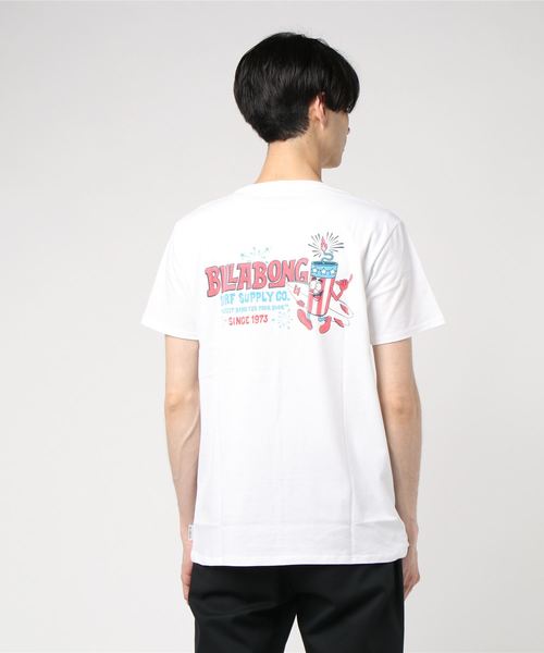BILLABONG（ビラボン）の「半袖Tシャツ BILLABONG DESI AJ011-284（Tシャツ/カットソー・メンズ・ホワイト/コバルトブルー・L/M）」の5枚目の写真