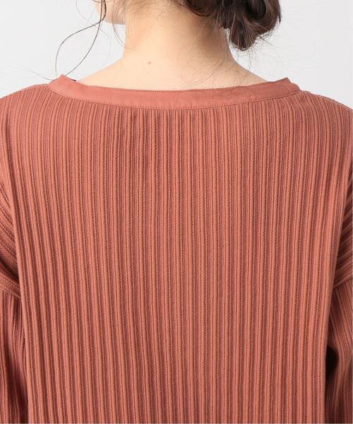 B.C STOCK(ベーセーストック)の「アイレットジャガードスキッパープルオーバー(Tシャツ/カットソー・レディース・ホワイト/ピンク/オレンジ・FREE)」の18枚目の写真