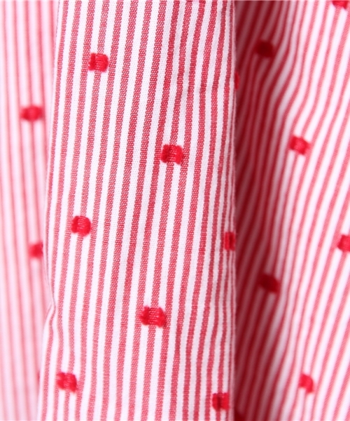 BEAMS BOY（ビームスボーイ）の「○BEAMS BOY / ジャカード 切替 ノースリーブ ワンピース **（ワンピース・レディース・ブラック系その他/ブラック/レッド/ネイビー・ONE SIZE）」の11枚目の写真