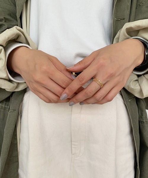 dictionary（ディクショナリー）の「【dictionary / ディクショナリー】 メタル デザイン リング / フリーサイズ（リング・レディース・シルバー系その他4/シルバー系その他5/ゴールド系その他2/ゴールド系その他3/ゴールド系その他4/ゴールド系その他5/シルバー/ゴールド/シルバー系その他/ゴールド系その他/シルバー系その他2/シルバー系その他3・FREE）」の8枚目の写真