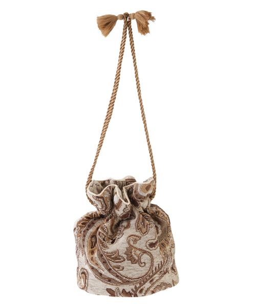 Ungrid（アングリッド）の「ジャカード巾着BAG（ショルダーバッグ  