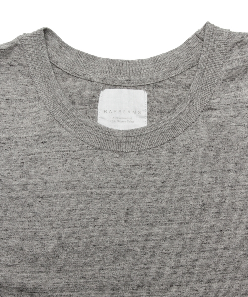 Ray BEAMS（レイビームス）の「Ray BEAMS / タックリブ 天竺 クルーネック Tシャツ（Tシャツ/カットソー・レディース・オフホワイト/シルバー/ネイビー/ブラック・1/0）」の19枚目の写真