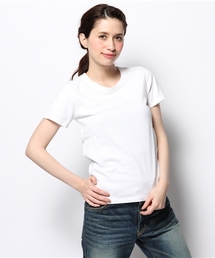 Ray BEAMS | Ray BEAMS / タックリブ 天竺 クルーネックTシャツ(Tシャツ/カットソー)