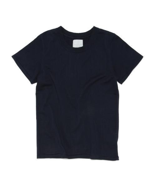 Ray BEAMS（レイビームス）の「Ray BEAMS / タックリブ 天竺 クルーネック Tシャツ（Tシャツ/カットソー・レディース・オフホワイト/シルバー/ネイビー/ブラック・1/0）」の7枚目の写真