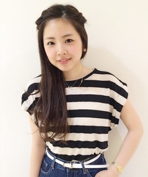 Chico | タック袖T(Tシャツ/カットソー)