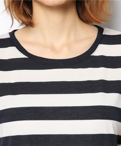 Chico（チコ）の「タック袖T（Tシャツ/カットソー・レディース・ホワイト/レッド/ネイビー/ブラック/グレー・FREE）」の12枚目の写真