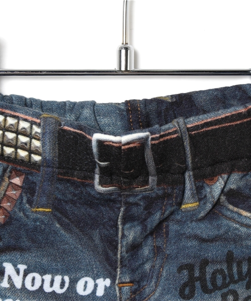 HYSTERIC MINI（ヒステリックミニ）の「BABY SWEET DREAM BABY! “LIKE A DENIM” (10分丈)（その他パンツ・キッズ・ブルー・90/80）」の6枚目の写真