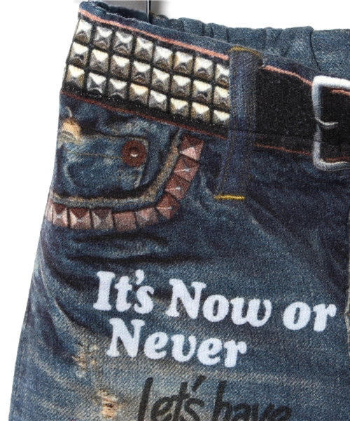 HYSTERIC MINI（ヒステリックミニ）の「BABY SWEET DREAM BABY! “LIKE A DENIM” (10分丈)（その他パンツ・キッズ・ブルー・90/80）」の5枚目の写真