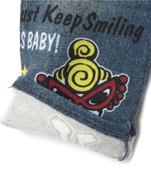 HYSTERIC MINI（ヒステリックミニ）の「BABY SWEET DREAM BABY! “LIKE A DENIM” (10分丈)（その他パンツ・キッズ・ブルー・90/80）」の2枚目の写真