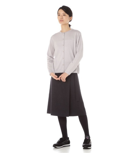 SUNSPEL（サンスペル）の「SUNSPEL / WOMEN’S FINE MERINO WOOL（ニット/セーター・レディース・ライトグレー/チャコール・1/2）」の3枚目の写真