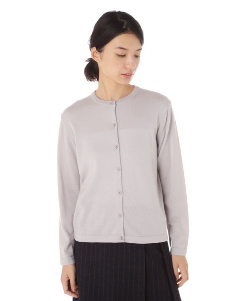 SUNSPEL（サンスペル）の「SUNSPEL / WOMEN’S FINE MERINO WOOL（ニット/セーター・レディース・ライトグレー/チャコール・1/2）」の4枚目の写真