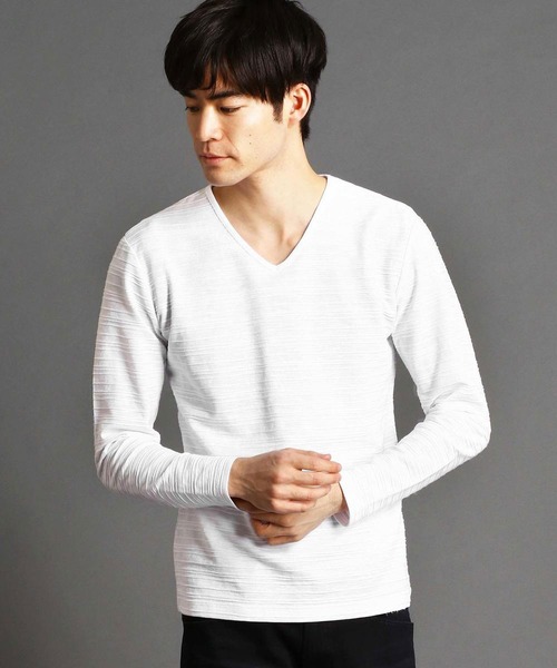 HIDEAWAYS NICOLE(�n�C�_�E�F�C�j�R��)�̃^�b�N�{�[�_�[���̎qV�l�b�N�J�b�g�\�[(T�V���c/�J�b�g�\�[)