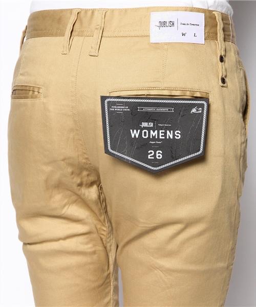 PUBLISH（パブリッシュ）の「ウィメンズ パブリッシュ ジョガーパンツ PUBLISH JOGGER Hanna（その他パンツ・レディース・ベージュ/ホワイト・26inch/24inch/25inch）」の6枚目の写真
