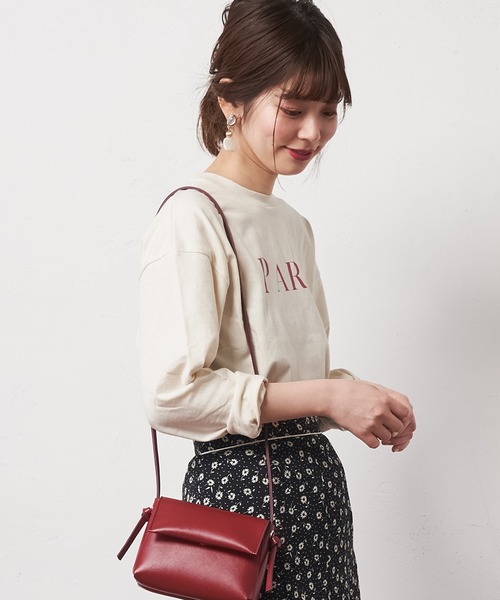 natural couture（ナチュラルクチュール）の「CITYロゴTシャツ（Tシャツ/カットソー・レディース・ベージュ/オフホワイト/ピンク/ナチュラル・FREE）」の15枚目の写真