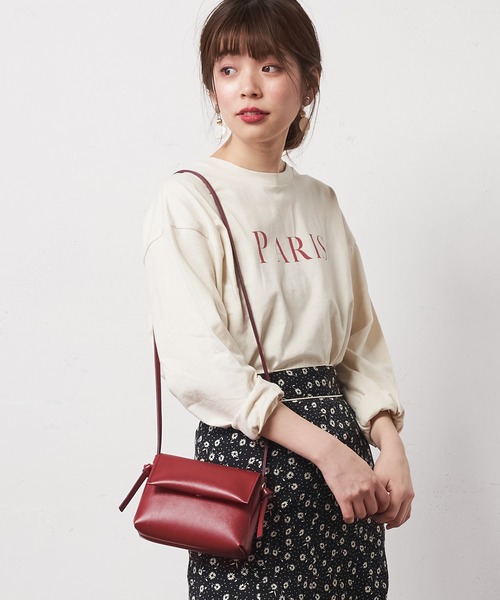 natural couture（ナチュラルクチュール）の「CITYロゴTシャツ（Tシャツ/カットソー・レディース・ベージュ/オフホワイト/ピンク/ナチュラル・FREE）」の14枚目の写真