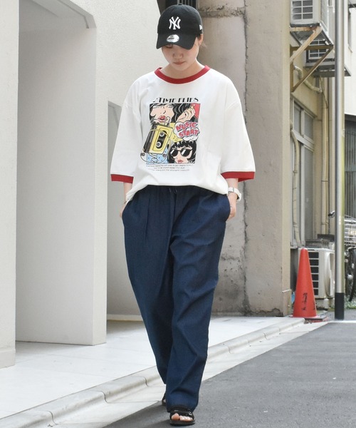 おしゃれスタ(オシャレスタ)の「ストレッチデニムシェフパンツ(IR) オーバーサイズ メンズ レディース(デニムパンツ・メンズ・ケミカルウォッシュ/ワンウォッシュ・M/L/XL/S)」の16枚目の写真
