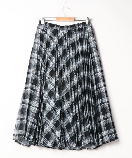 GeeRA(ジーラ)の「バイアスチェックプリーツスカート(スカート・レディース・チェック・MEDIUM/LARGE/X-LARGE)」の5枚目の写真