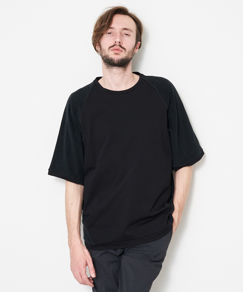 5351 POUR LES HOMMES（ゴーサンゴーイチプールオム）の「パイピング ビッグTシャツ（Tシャツ/カットソー・メンズ・ホワイト/ブラック・44/46/48）」の2枚目の写真