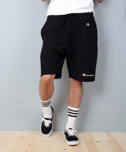 Champion（チャンピオン）の「【CHAMPION/チャンピオン】リバースウイーブショーツ　Ｃ３－Ｐ５０７　ワンポイント刺繍　スエットパンツ（スウェットパンツ・メンズ・グレー/ネイビー/ブラック・LARGE/MEDIUM/X-LARGE）」の4枚目の写真