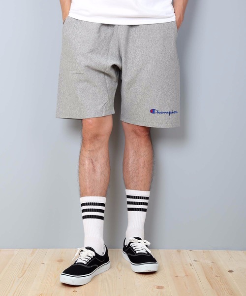 Champion（チャンピオン）の「【CHAMPION/チャンピオン】リバースウイーブショーツ　Ｃ３－Ｐ５０７　ワンポイント刺繍　スエットパンツ（スウェットパンツ・メンズ・グレー/ネイビー/ブラック・LARGE/MEDIUM/X-LARGE）」の9枚目の写真