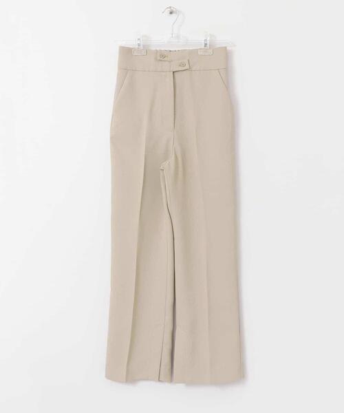 LAATO(ラート)の「ALTERNATE BUTTON PANTS(その他パンツ・レディース・グリーン/チャコールグレー/ベージュ・FREE)」の1枚目の写真