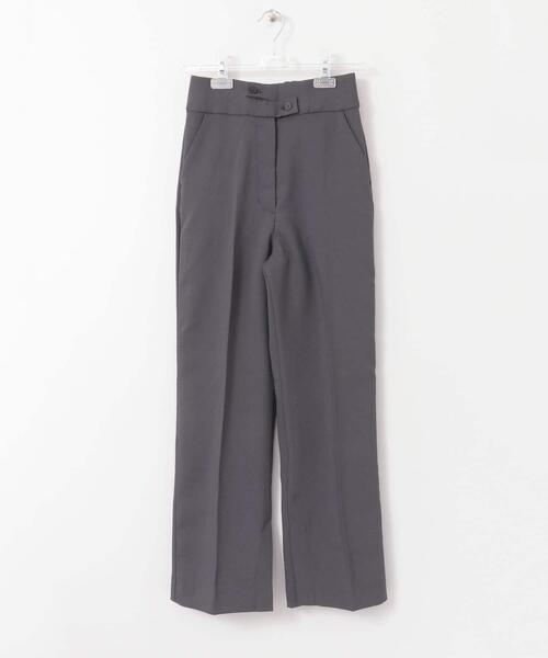 LAATO(ラート)の「ALTERNATE BUTTON PANTS(その他パンツ・レディース・グリーン/チャコールグレー/ベージュ・FREE)」の2枚目の写真