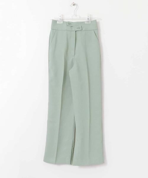 LAATO(ラート)の「ALTERNATE BUTTON PANTS(その他パンツ・レディース・グリーン/チャコールグレー/ベージュ・FREE)」の3枚目の写真