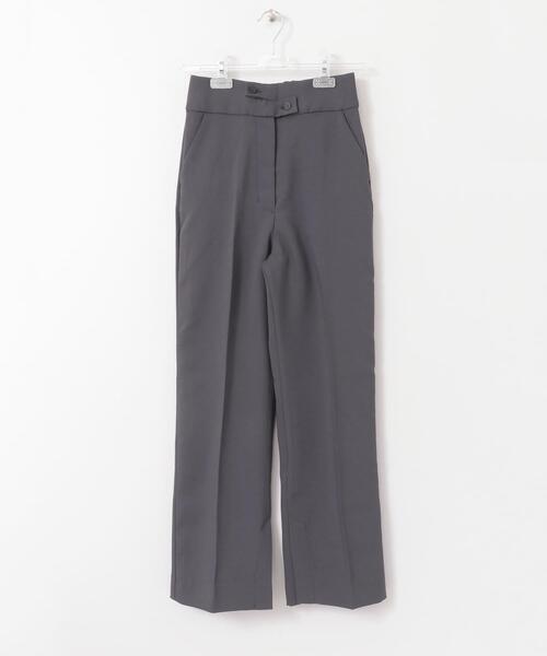 LAATO(ラート)の「ALTERNATE BUTTON PANTS(その他パンツ・レディース・グリーン/チャコールグレー/ベージュ・FREE)」の9枚目の写真