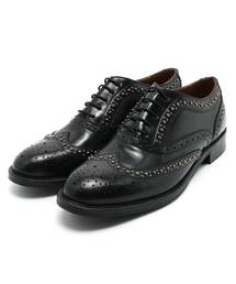 NANO universe | MAT:20/ ガラスレザーウィングチップシューズ /L(ドレスシューズ)