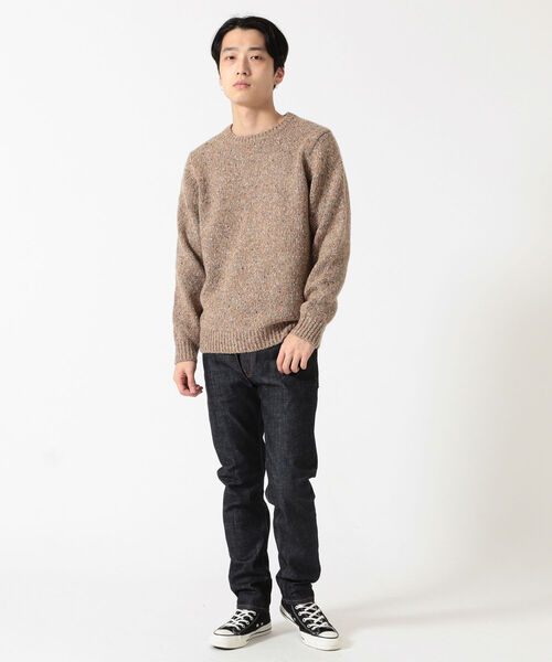 BEAMS（ビームス）の「BEAMS / イタリアンネップ クルーネック ニット 