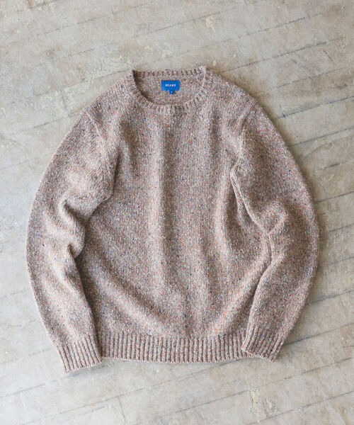 BEAMS（ビームス）の「BEAMS / イタリアンネップ クルーネック ニット 