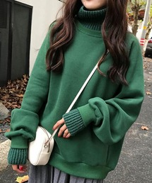 Girly Doll | リブニットドッキングトレーナー(スウェット)