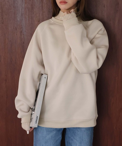 Girly Doll（ガーリードール）の「リブニットドッキングトレーナー（スウェット・レディース・ブラック/ピンク/グリーン/グレー/アイボリー・2XL/XL/L/M）」の14枚目の写真