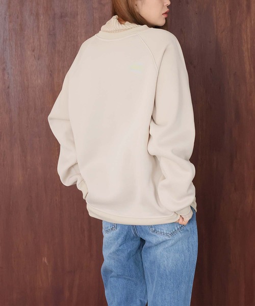 Girly Doll（ガーリードール）の「リブニットドッキングトレーナー（スウェット・レディース・ブラック/ピンク/グリーン/グレー/アイボリー・2XL/XL/L/M）」の17枚目の写真