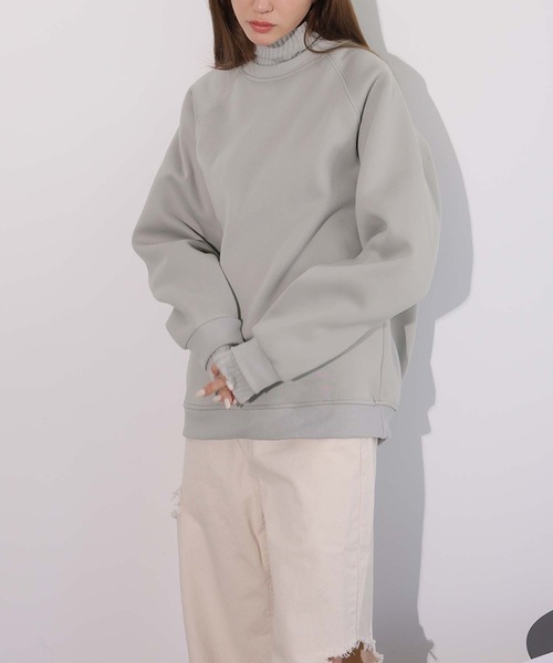 Girly Doll（ガーリードール）の「リブニットドッキングトレーナー（スウェット・レディース・ブラック/ピンク/グリーン/グレー/アイボリー・2XL/XL/L/M）」の19枚目の写真