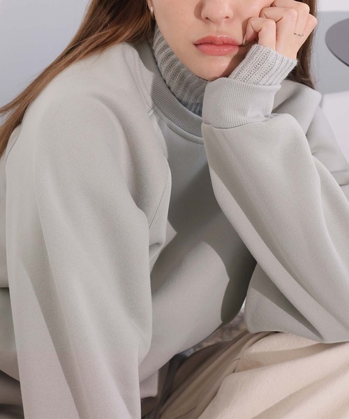 Girly Doll（ガーリードール）の「リブニットドッキングトレーナー（スウェット・レディース・ブラック/ピンク/グリーン/グレー/アイボリー・2XL/XL/L/M）」の22枚目の写真