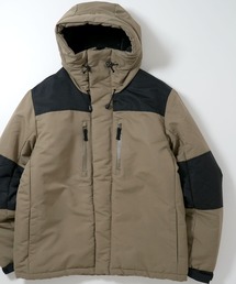 おしゃれスタ（オシャレスタ）の「タスラン切り替えボリュームフードジャケット(IR) レディース メンズ（その他アウター）」