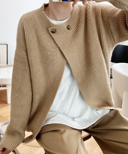 MAISON DE THERESE(メゾン ド テレーズ)の「新作前開けニットカーディガン(カーディガン/ボレロ・レディース・ブラック/キャメル/ブラウン/ベージュ・FREE)」の16枚目の写真