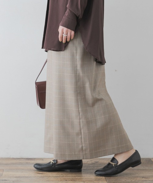 F by ROSSO(エフバイロッソ)の「F by ROSSO チェックロングスカート∴(スカート・レディース・ブラック系その他/ベージュ系その他・38/36)」の16枚目の写真