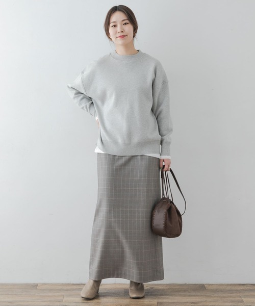 F by ROSSO(エフバイロッソ)の「F by ROSSO チェックロングスカート∴(スカート・レディース・ブラック系その他/ベージュ系その他・38/36)」の10枚目の写真