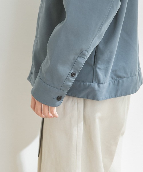 FORK&SPOON(フォークアンドスプーン)の「FORK&SPOON ノーカラータックブルゾン(ブルゾン・メンズ・ライトブラウン/ブルー系その他・4/5)」の16枚目の写真