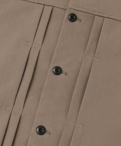 FORK&SPOON(フォークアンドスプーン)の「FORK&SPOON ノーカラータックブルゾン(ブルゾン・メンズ・ライトブラウン/ブルー系その他・4/5)」の15枚目の写真