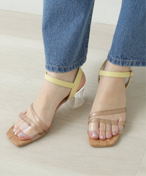 RAY CASSIN（レイカズン）の「クリアチューブサンダル55（サンダル・レディース・ベージュ/オフホワイト/イエロー/キャメル・SMALL/MEDIUM/LARGE）」の4枚目の写真