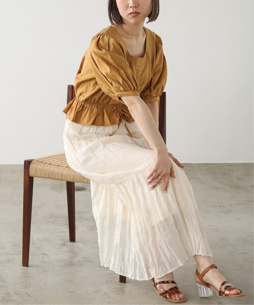 RAY CASSIN（レイカズン）の「クリアチューブサンダル55（サンダル・レディース・ベージュ/オフホワイト/イエロー/キャメル・SMALL/MEDIUM/LARGE）」の8枚目の写真