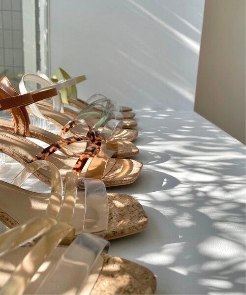 RAY CASSIN（レイカズン）の「クリアチューブサンダル55（サンダル・レディース・ベージュ/オフホワイト/イエロー/キャメル・SMALL/MEDIUM/LARGE）」の22枚目の写真