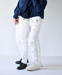 Starting Over | サテンストレッチ トリコステッチパンツ(その他パンツ)