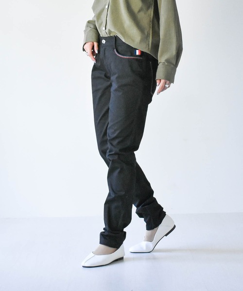 Starting Over（スターティングオーバー）の「サテンストレッチ トリコステッチパンツ（その他パンツ・メンズ・ホワイト/ブラック・L/XL/M）」の8枚目の写真